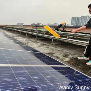 China Long Handle Telescopic Pole Solar Panel Cleaning Brush Max Unfold Size 3.5m-5.5m-7.5m wholesale