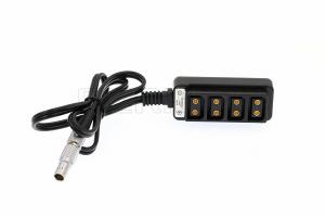 China 1x4 Camera Power Splitter , 2 Pin Power Out 12V to 4 D tap Splitter Cable wholesale