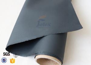 China 15.6Oz Black PU Coated Fiberglass Fabric Roll For Sparks Protection Fire Blanket wholesale