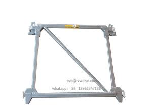 China Steel cuplock scaffolding 0.7 1m Plus 8 scaffolding guardrail wholesale