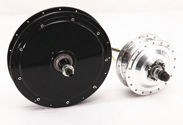 High Power Brushless Dc Motor For Electric Bicycle , Brushless Gearless Hub Motor