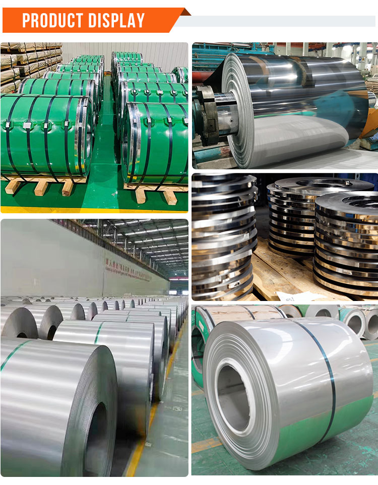304 Cold Rolled Stainless Steel Coil with 2b Ba 8K Mirror 0.5mm 1.5mm 2.5mm Thickness