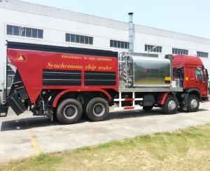 China 8m3 Tank Capacity Asphalt Construction Equipment Synchronous Chip Sealer LMT5312TFC wholesale