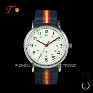 China Symbolic nation nylon strap color customized band nato watch for promotion wholesale