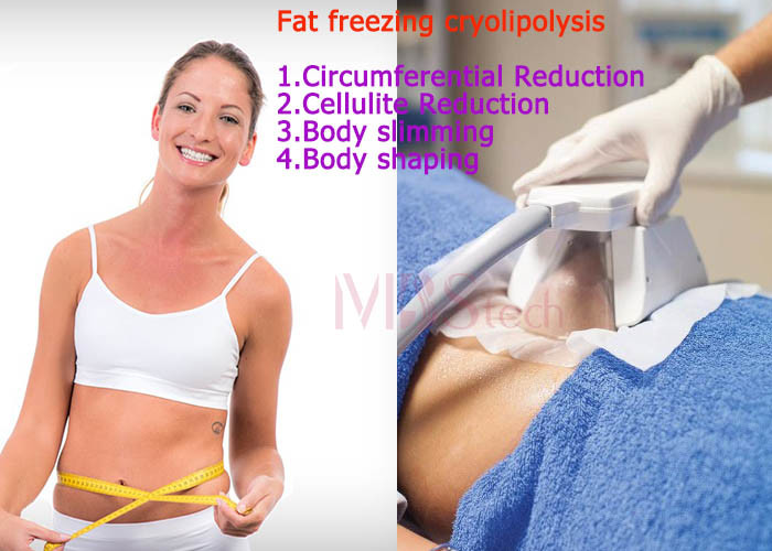 190mm 130mm Double Chin Cryo Cryolipolysis Slimming Machine
