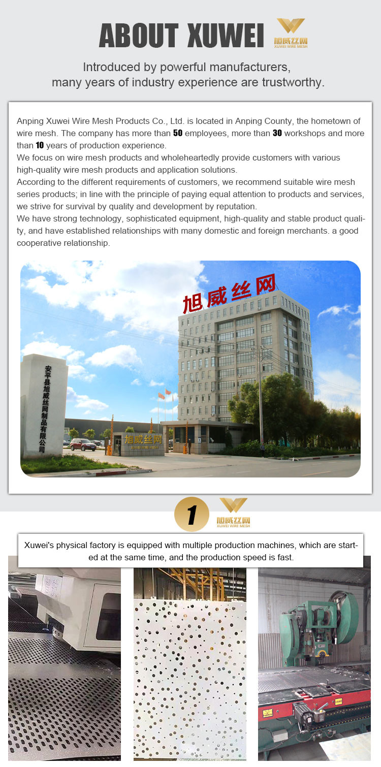 Customized Decorative Perforated Metal Screen Panels Bending