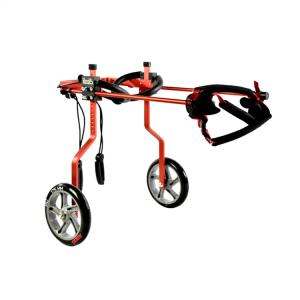 China Two Wheel Red Puppy Pet Dog Wheelchair XS S M L wear resistant wholesale