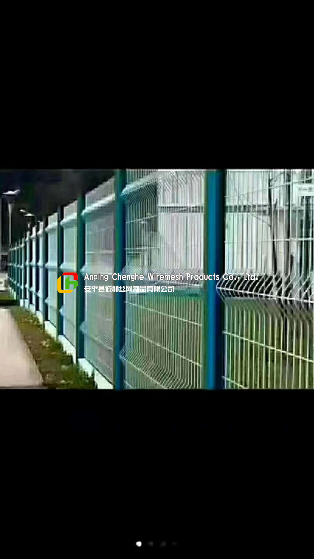 Triangle Bending Welded Wire Fence Panels , Public Garden Mesh Fencing
