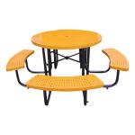 Powder Coating 1913L*1913W*775H Mm Picnic Table Bench Set