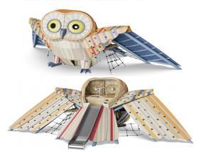 China Owl Theme Childrens Garden Playground Equipment Amusement Park wholesale