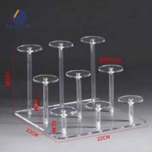 China Lightweight Materials Polishing Acrylic Stand Free Sample Acrylic Display Base wholesale