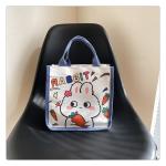 Winnie The Pooh Rubber Stamp Shopping Bag Kiki Titi Cartoon Shoulder Canvas