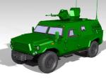 800cc Engine Displacement 3 Amphibious Military Armoured Vehicles