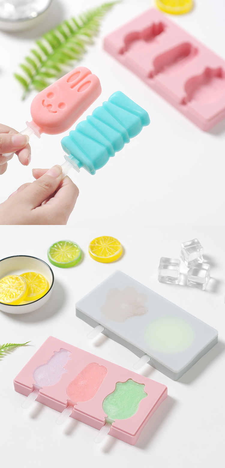 OEM ODM Supported Pink Blue 3D Silicone Soap Molds