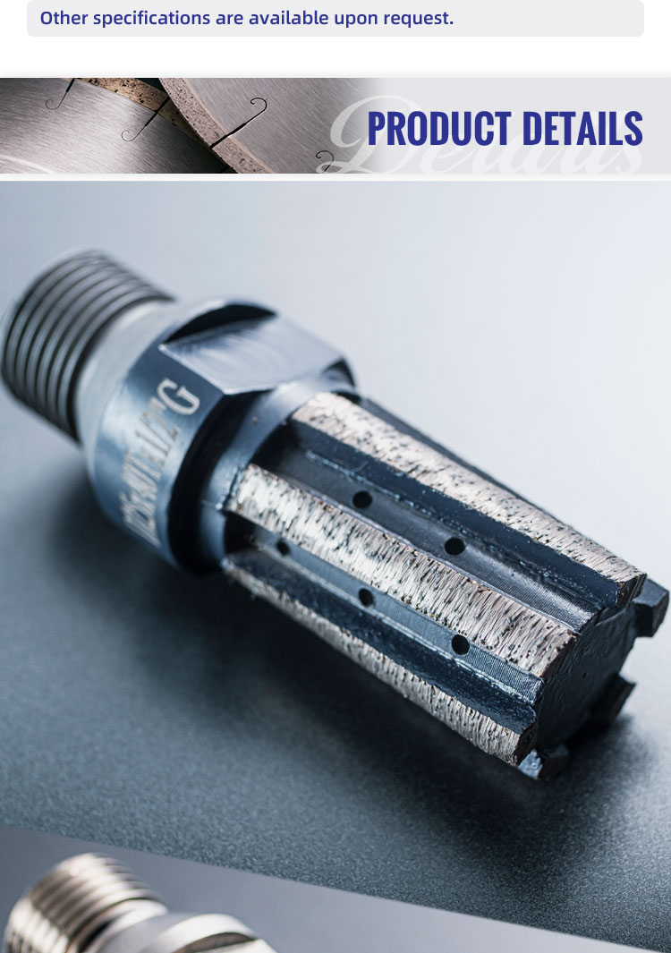 Sharp Cutting Edge Diamond End Mill CNC Router Bits for Marble Granite Grinding CN JIN