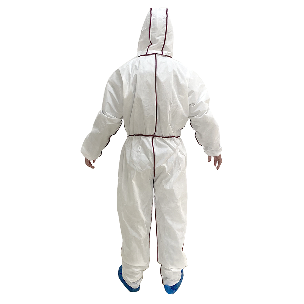 Disposable Sms Bounded Seam Type 5/6 Coverall Asbestos Breathable