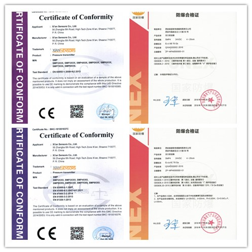 Tantalum Hydraulic Oil Pressure Sensor Industrial Process Control 1 Year Warranty