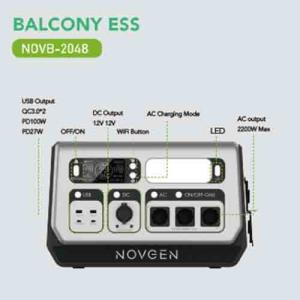 China Outdoor Balcony Power Station 2048Wh Lifepo4 Portable Power Station wholesale