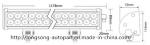 For Jeep Wrangler Trucks Cars 252W 12 Volt CREE LED LED Light Bar