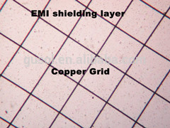 Transparent Metal Mesh Pet film for emi shielding,electromagnetic shielding