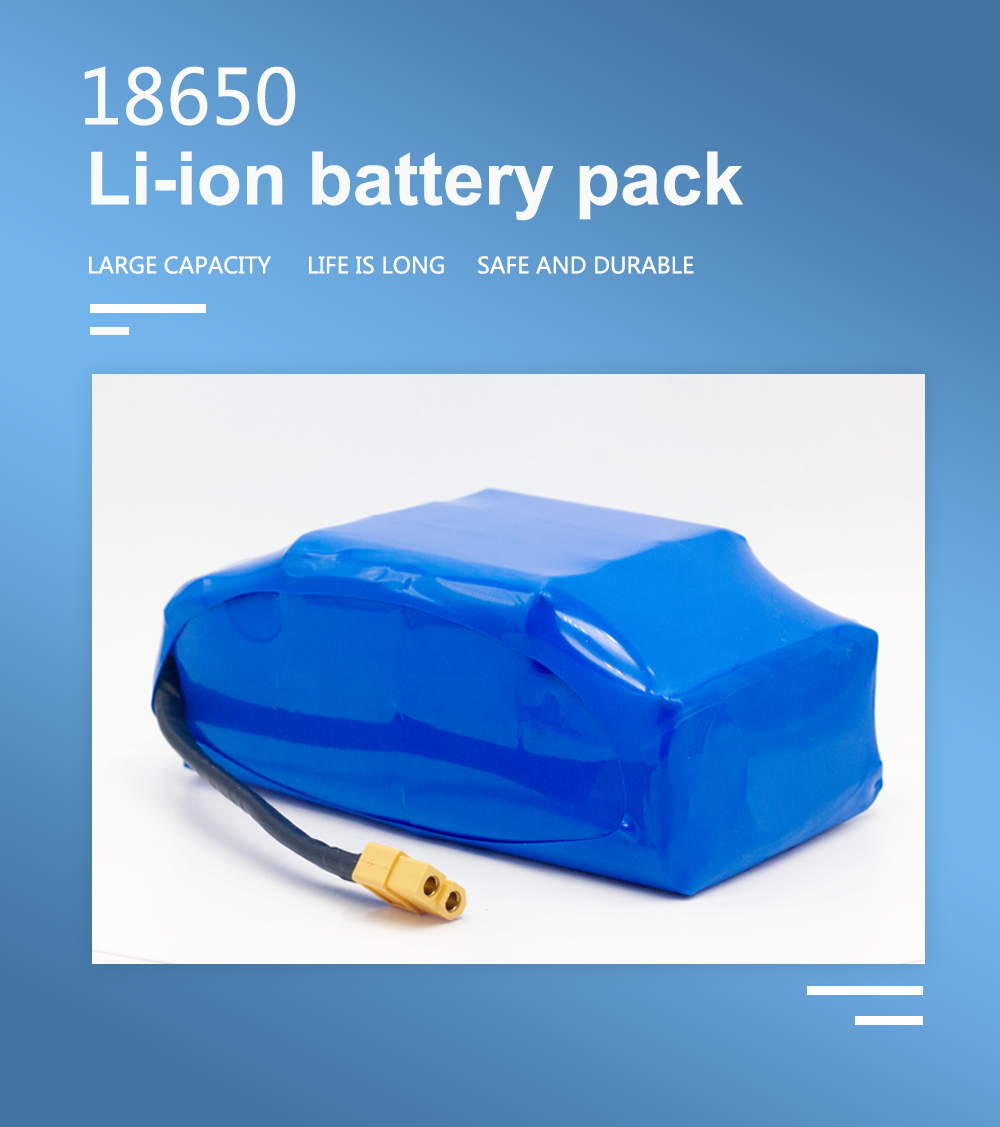Rechargeable 4400mah Lithium Ion Battery Pack 18650 36V 4.4Ah Li Ion Battery