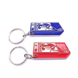 China Promotional Metal Keychains , Custom Metal Keyrings For Tourist Souvenirs wholesale
