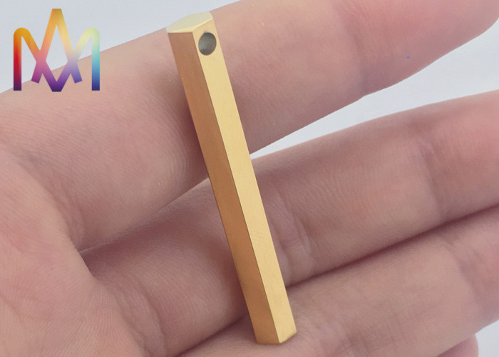 Three Dimensional Hexagon Perforated Cuboid Stick Pendant