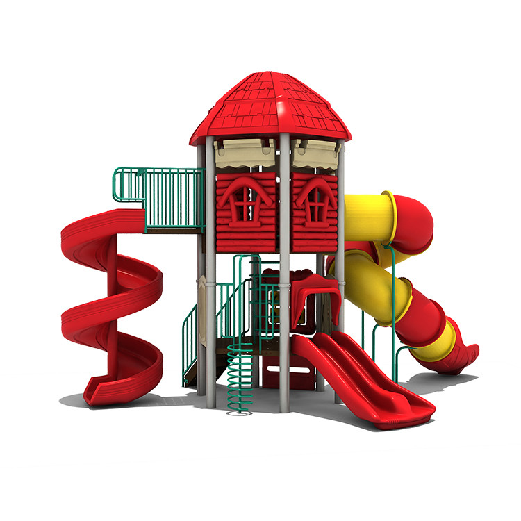 Galvanized Steel Pipes Outdoor Plastic Slide 304 Stainless For Kids