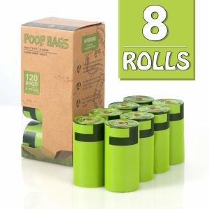 China Anti Tear Bio Degradable Poop Bags Environmentally Friendly With Dispenser wholesale