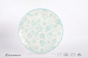 China 11&quot; Large Beautiful Ceramic Dinner Plates Pad Painted Round Shape For Restaurant / Home wholesale