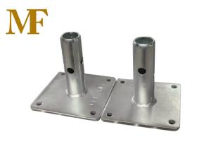 China Galvanized Scaffolding Steel Round Short Tube Post Base Plate wholesale