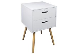 China 30KG 30cm Depth Wood Bedside Table For Bedroom wholesale
