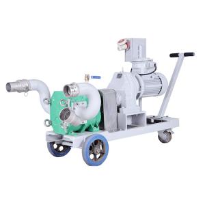 China FDA Hand Cart Mobile Diesel Pump NBR Rubber Pressure Resistant wholesale