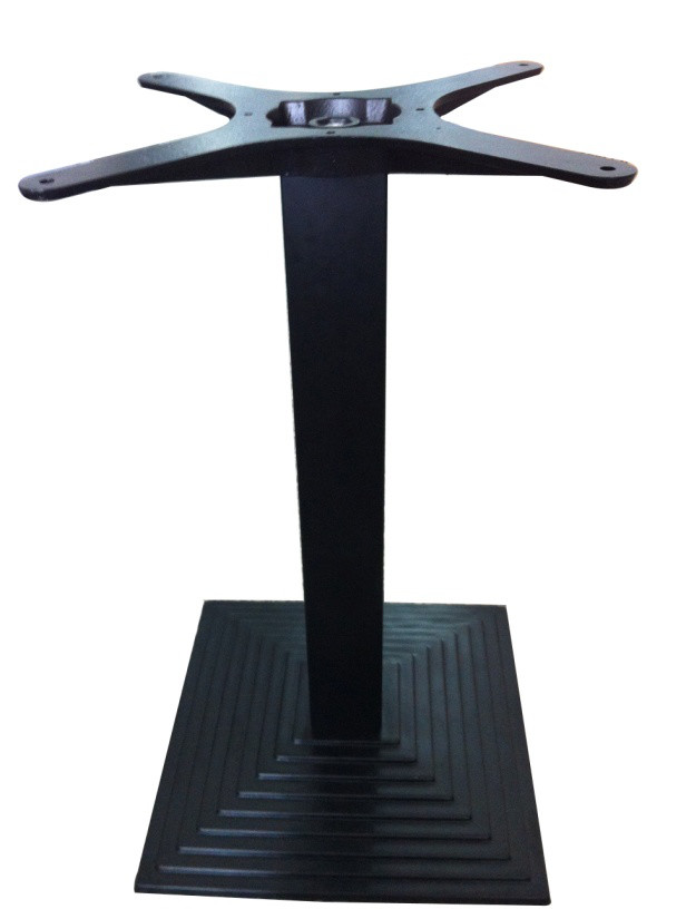 Cast Iron Table leg Bistro Table Base Square base Powder Coated Hospitality Furniture