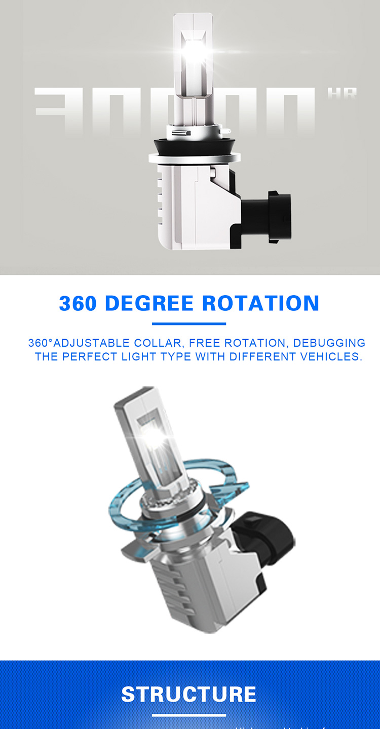 Led Headlight Bulbs New Design 10000 Lumen H4 Led Headlight
