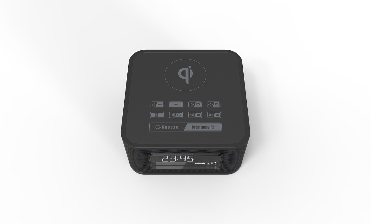 Dual Alarm Radio Dab Bluetooth Clock DAB Radio With Rechargeable Battery Pack