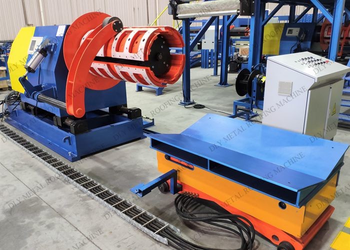 CE Heavy Duty Decoiler 1250mm Metal Decoiler Machine For Galvanized Coil