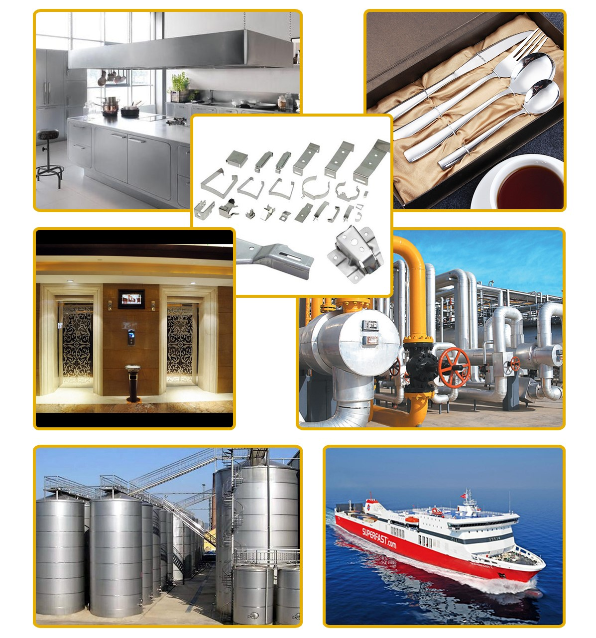 OEM ODM Construction Colored Stainless Steel Sheet 2000mm 2438mm Length