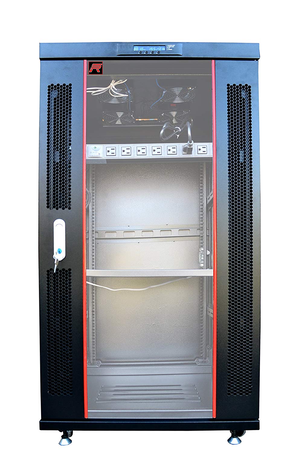 22u standing network telecom equipment server rack