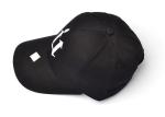 Black Modern Style Cotton Baseball Cap 3D Embroidery For Children / Adult