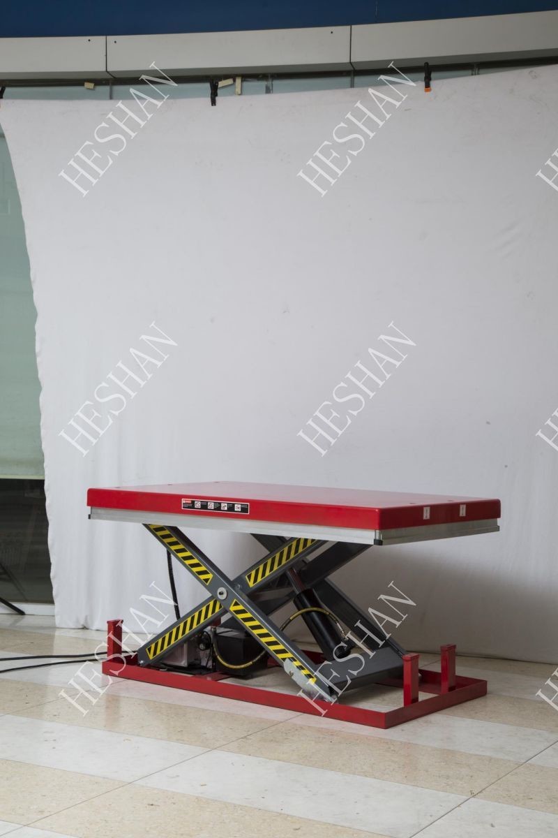 Remote Control Hydraulic Electric Scissor Lifting Table with CE