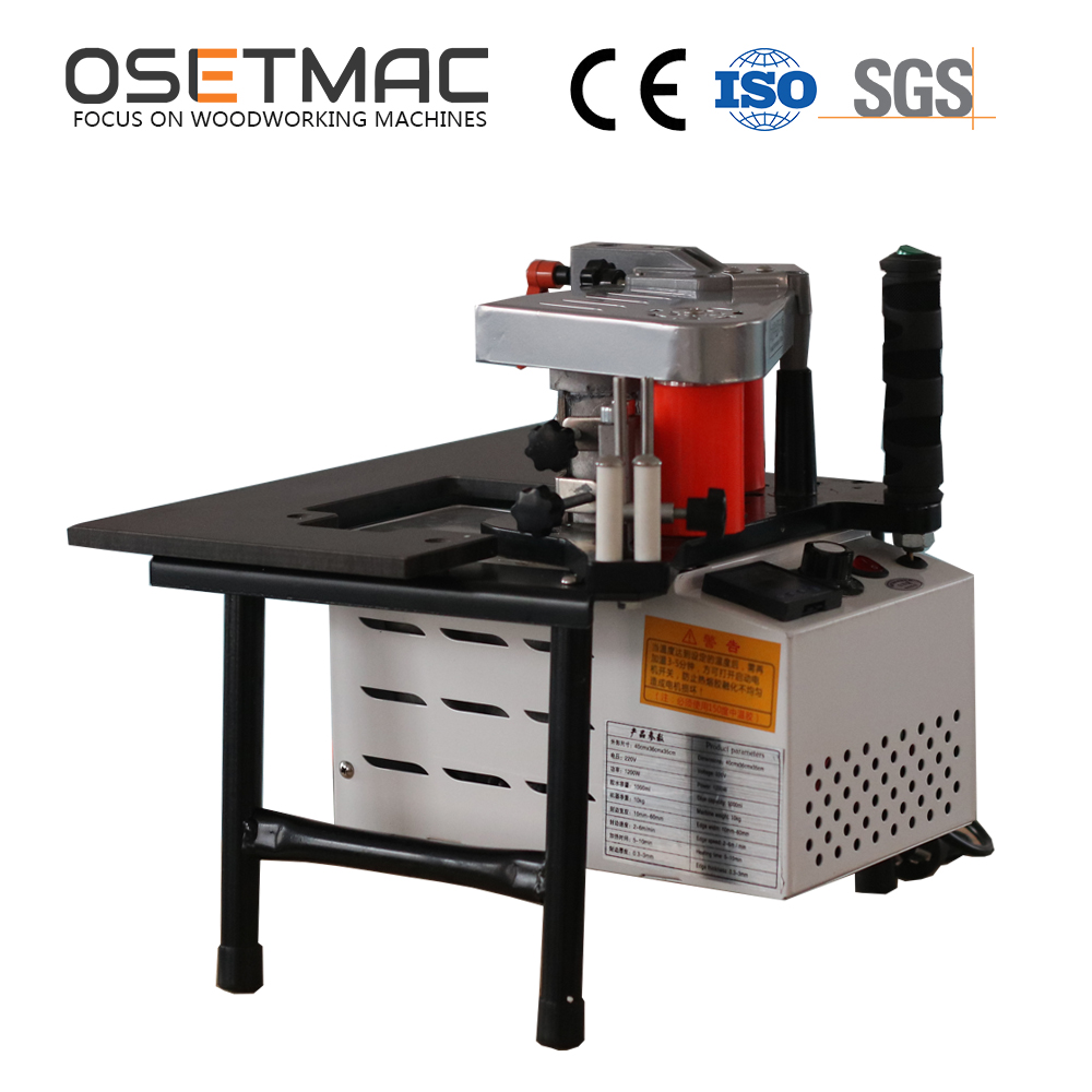 TS-50B Portable Manual Edge Bander for PVC MDF Melamine Straight and Curve Edge Banding
