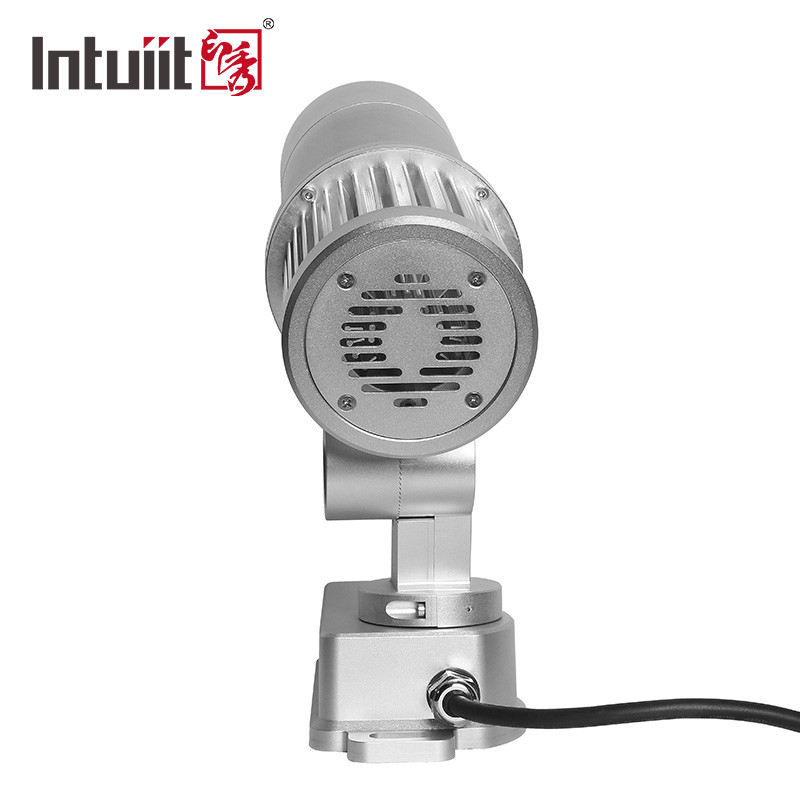 60W Outdoor IP65 Waterproof Rotating Advertising Custom Interactive Laser Logo Light Floor Projector