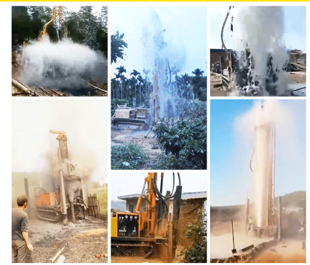 350m Deep Water Well Hydraulic Crawler Drill Machine Equipment Big Steel Borehole
