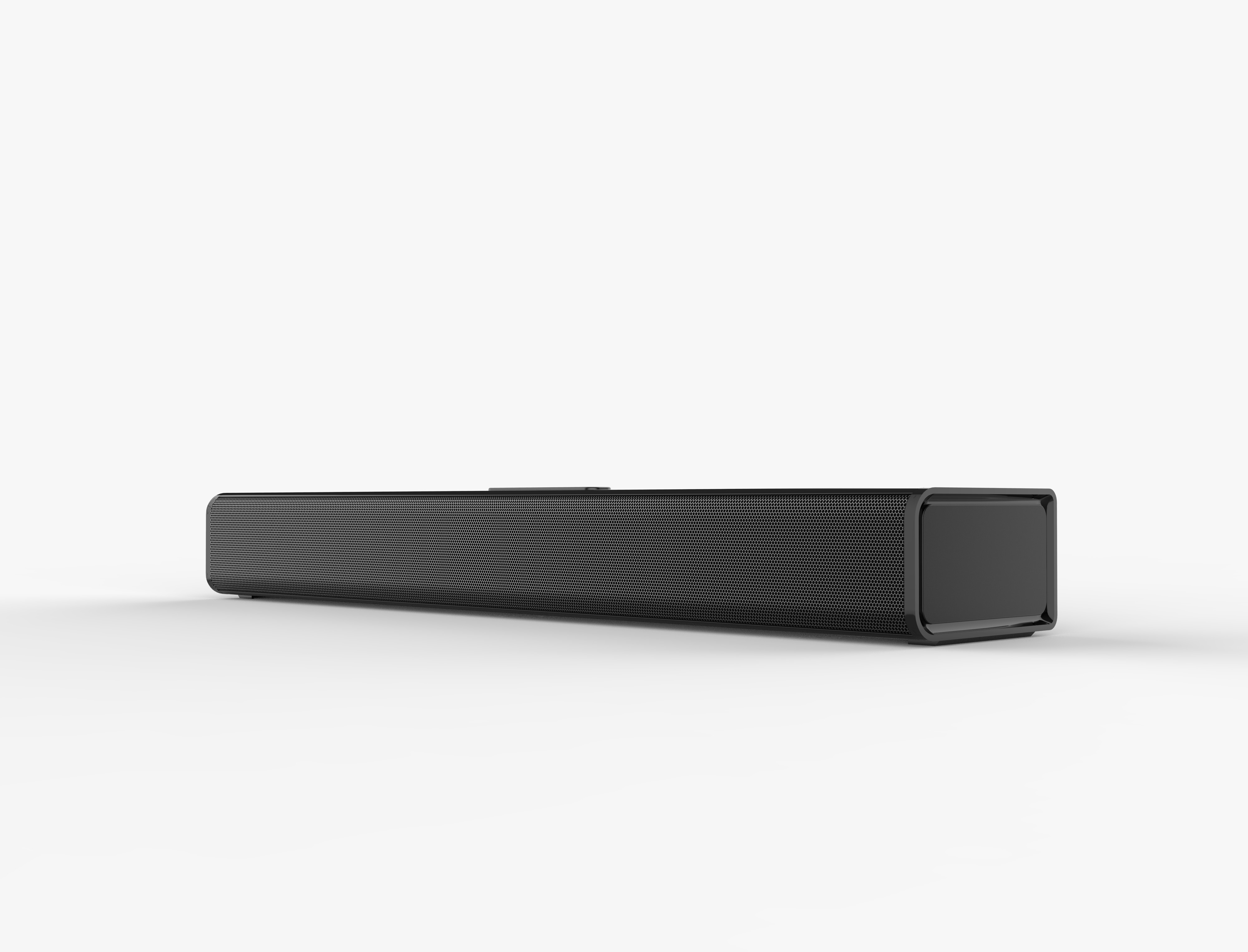 Black 40W Bluetooth Stream TV Soundbar Speaker 60Hz-20KHz Frequency