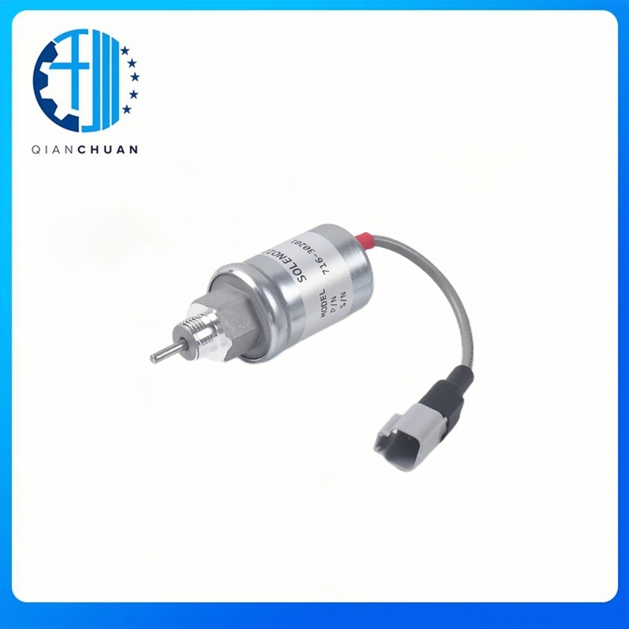716-30201 71630201 Solenoid For JCB 354 8014 8015 8016 8017 8018 160 170 180 Engine