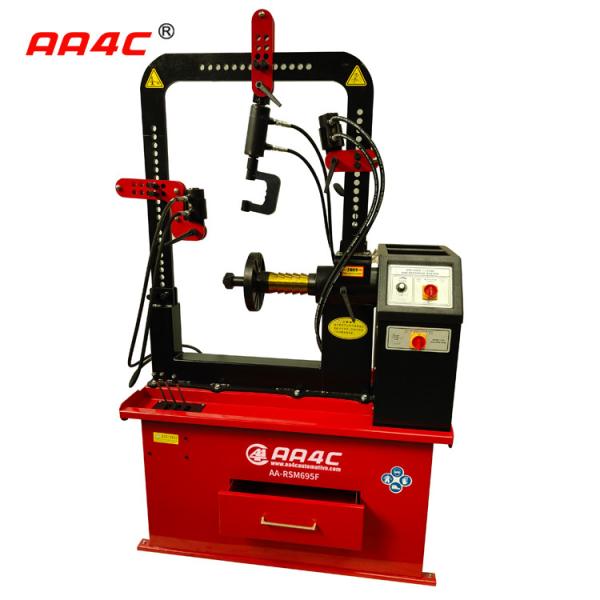 Quality AA4C 26” Full Automatic Rim Straightening Machine Without Lathe 3 Cylinders Full Teeth AA-RSM695F for sale