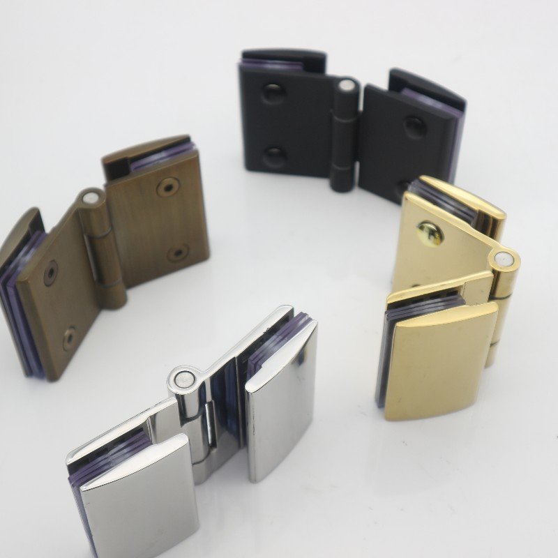 Standard Door Window Hinges 180 Degree Glass Pool Fence Adjustable Hidden Hinges