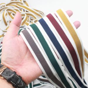 China Hats Bags Elastic Oeko-Tex 100 2cm Woven Polyester Tape wholesale