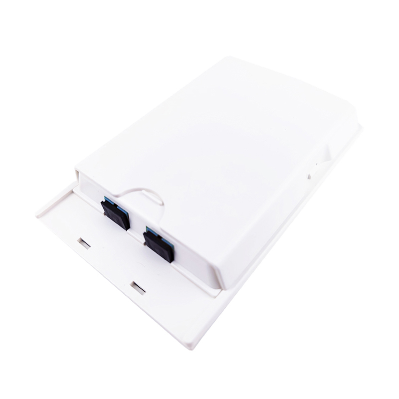 5 2 Cores SC UPC Plastic Fiber Optic Faceplate Socket Panel for FTTH Applications